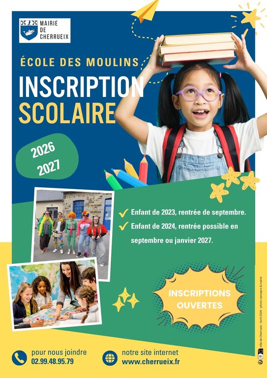 Les inscriptions à l’école sont ouvertes ! 