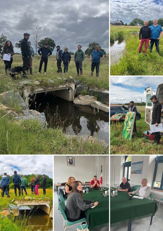 le cycle de l’eau lorsqu’une goutte d’eau arrive sur notre territoire