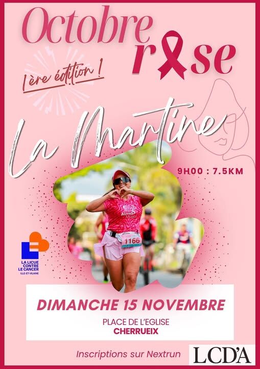 LA MARTINE — LA COURSE OCTOBRE ROSE DE CHERRUEIX