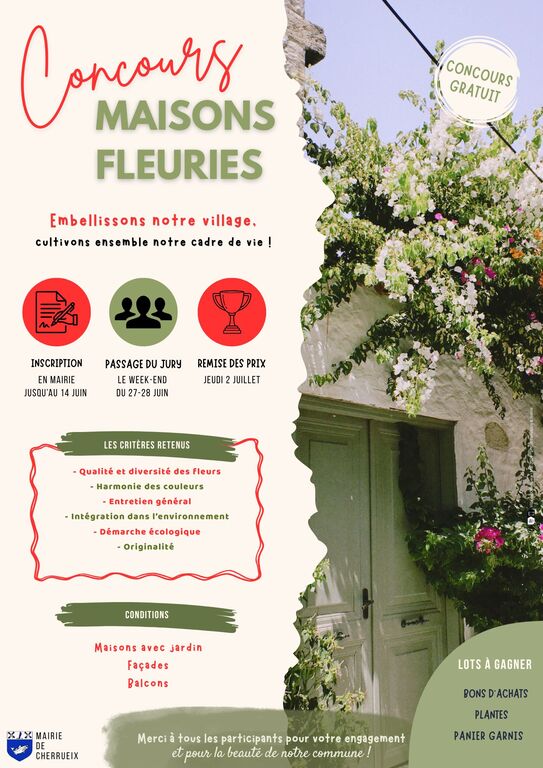 Concours les maisons fleuries