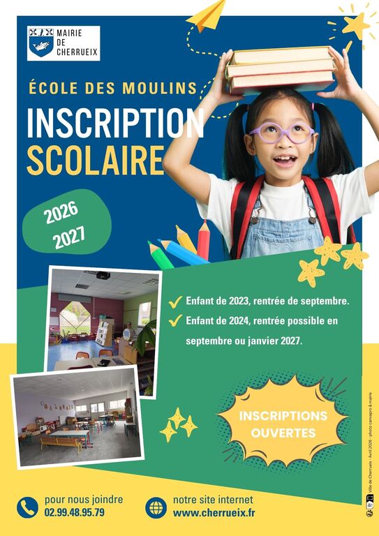 Les inscriptions à l’école sont ouvertes ! 