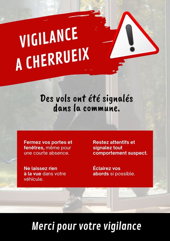 Vols sur la commune